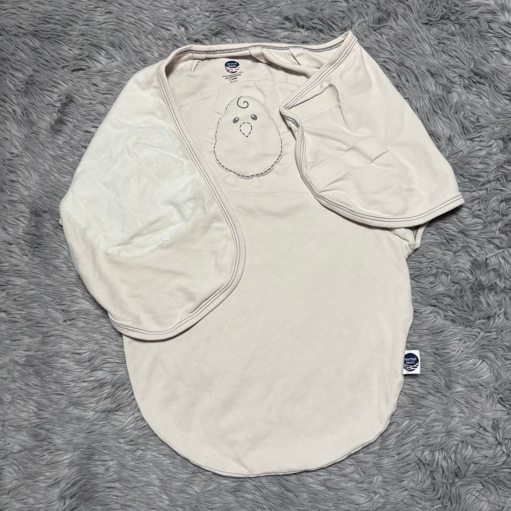 Nested Bean Zen Swaddle Classic Off White Baby 0-6 Months Unisex